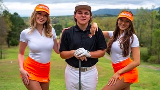 John Daly's son signs promotional deal with Hooters!